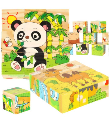 Mokomoji medinė 3D dėlionė - Safaris