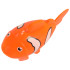 Oranžinis prisukamas vonios žaislas žuvis