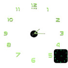 Fluorescencinis sieninis laikrodis 50-60cm 12 skaitmenų