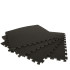 Vaikiškas putplasčio kilimėlis dėlionė juoda 60x60 4vnt.