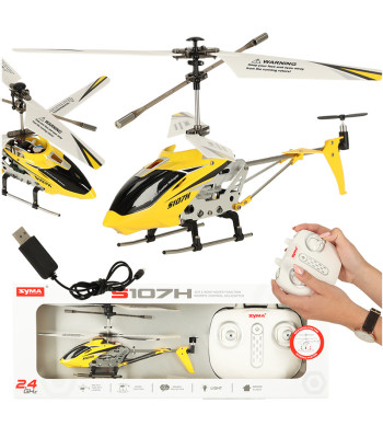 Helikopteris Syma S107H 2.4GHz - geltonas