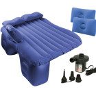 Automobilinės lovos čiužinys pripučiamas + pompa mėlyna