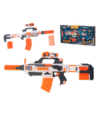 Vaikiškas šautuvas su kulkomis - BLASTER MODULAR 4in1