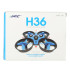 JJRC H36 mini 2.4GHz 4CH 6 ašių RC dronas juodas
