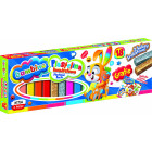Plastilinas kvadratinis BAMBINO, 18 spalvų