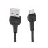 L - BRNO greito įkrovimo micro USB kabelis, baltas