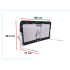 Apsauginė lovos barjerka 150 cm juoda