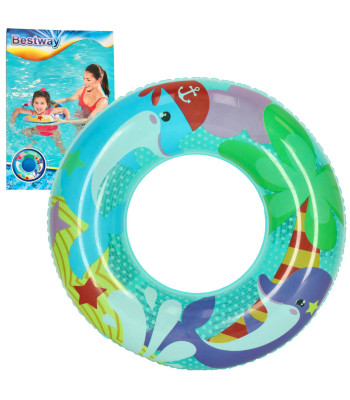 BESTWAY 36113 pripučiamas ratas 51 cm delfinai