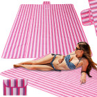 Paplūdimio kilimas-pikniko pledas 200x200 cm rožinis