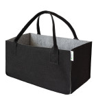 Veltinio krepšys pirkinių krepšys medžio anglis batų organizatorius juodas