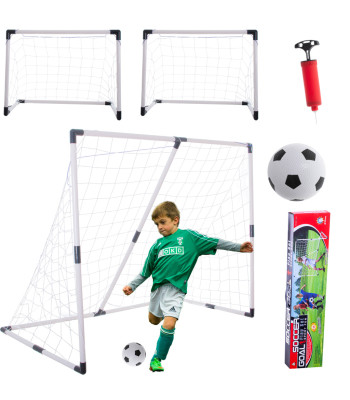 Futbolo vartai vaikams 2 viename 185x120x70 cm