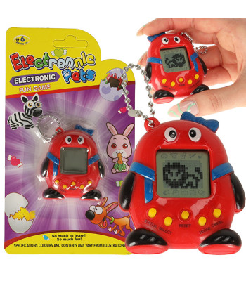 Elektroninis gyvūnėlis Tamagotchi, raudonas
