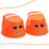 Vaikams skirtos balansinės basutės 2vnt. oranžinės spalvos