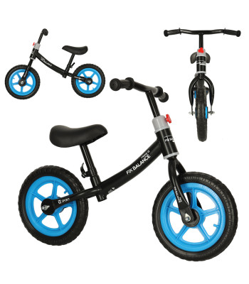 Lengvas vaikiškas balansinis dviratukas, Trike Fix Balance, juodas