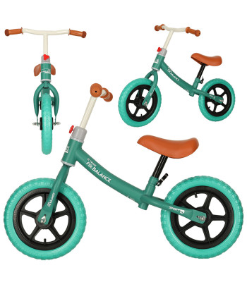 Lengvas vaikiškas balansinis dviratukas, Trike Fix Balance, žalias