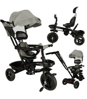 Triratis dviratukas Trike FIX Lite V2 pilkas