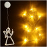 LED pakabukai Kalėdų dekoracijos angelas 49cm 10 LED