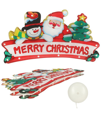 LED Kalėdinė Girlianda Merry Christmas 45CM