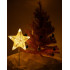 Kalėdinė dekoracija stovinti žvaigždė 39cm 10LED šiltai geltonos spalvos, maitinama baterijomis