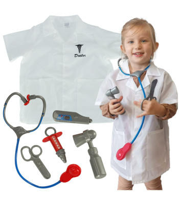Karnavalinis gydytojo kostiumas 3-8 metų amžiaus