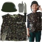 Karnavalinis kostiumas šalmas kareivis 3-8 metų amžiaus
