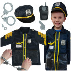 Karnavalinis policininko kostiumas 3-8 metų vaikams