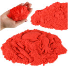 Kinetinis smėlis 1kg maišelyje, raudonas