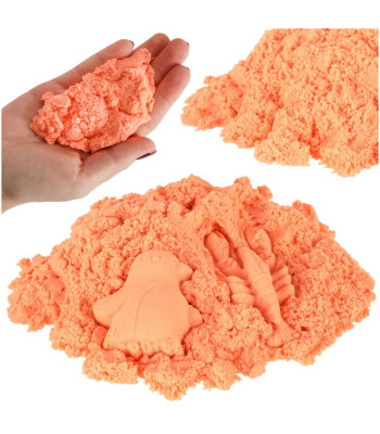 Piasek kinetyczny 1kg oranžinis