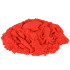 Kinetinis smėlis 1 kg maišelyje raudonas