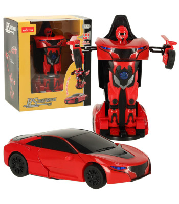 Mini Transformer Die Cast 1:32 RTR Raudonas