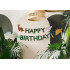 Baneris Happy Birthday Dino, 3 m, mix