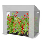 Sodo šiltnamis daržovių tunelis pomidorų plėvelė balta 200 x 77 x 168/146 cm