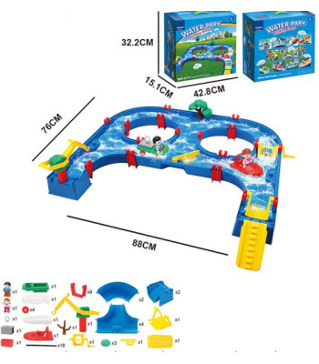 Plastikinis fairway sodo žaislas 57 elementai