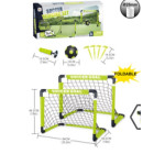 Futbolo Vartai Rinkinys X2 (Kamuolys, Pompa)