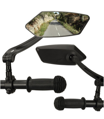 Reguliuojamas 360 galinio vaizdo dviračių veidrodis 2 vnt.