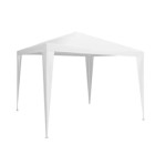 Baltas sodo paviljonas, 3 x 3 m