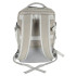 Vandeniui atsparus kelioninis kuprinis su USB jungtimi 45x16x28cm pilkas