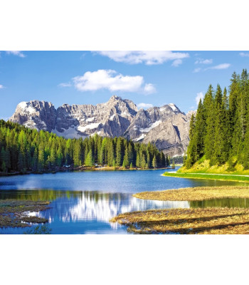 Castorland dėlionė 2000 elementų: Misurina ežeras, Italija