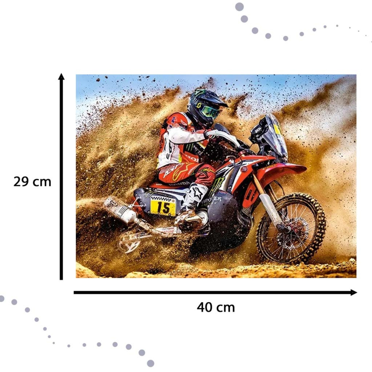 Castorland Puzzle 260el. Dirt Bike Power