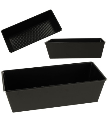 Faktūrinė Kepimo Forma "Non-Stick" 250 x 110 x 75 juoda