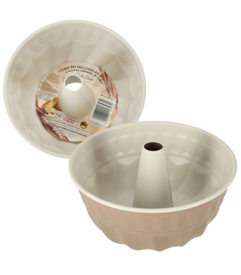 Apvali forma su įdėklu, skersmuo 220 mm "non-stick" "caffe crème"