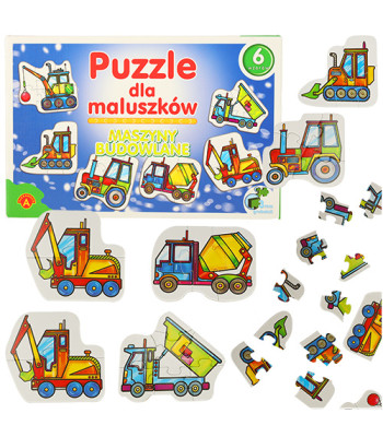 Alexander Dėlionė Mažiesiems – Statybinės Mašinos