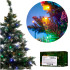 LED lemputės grandinė 10m 100LED multikolor