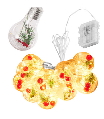 LED Šviesų Užuolaida su Dekoracijomis