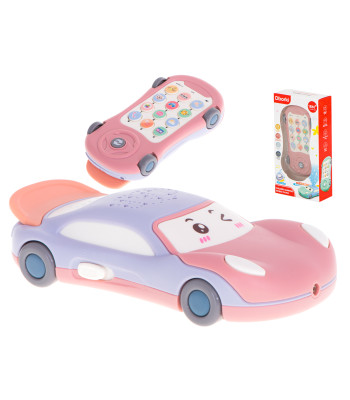 Žvaigždžių projektorius su automobiliu ir muzika