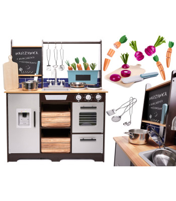 Medinė virtuvė MDF Loft su priedais 96cm