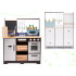 Medinė virtuvė MDF Loft su priedais 96cm