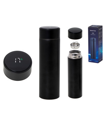 Termo puodelis su LED termometru 500 ml