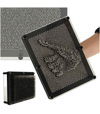 3D Vinių Lenta Pin Art XXL Sidabrinė