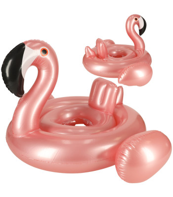 Pripučiamas ratas su sėdyne vaikams Flamingo